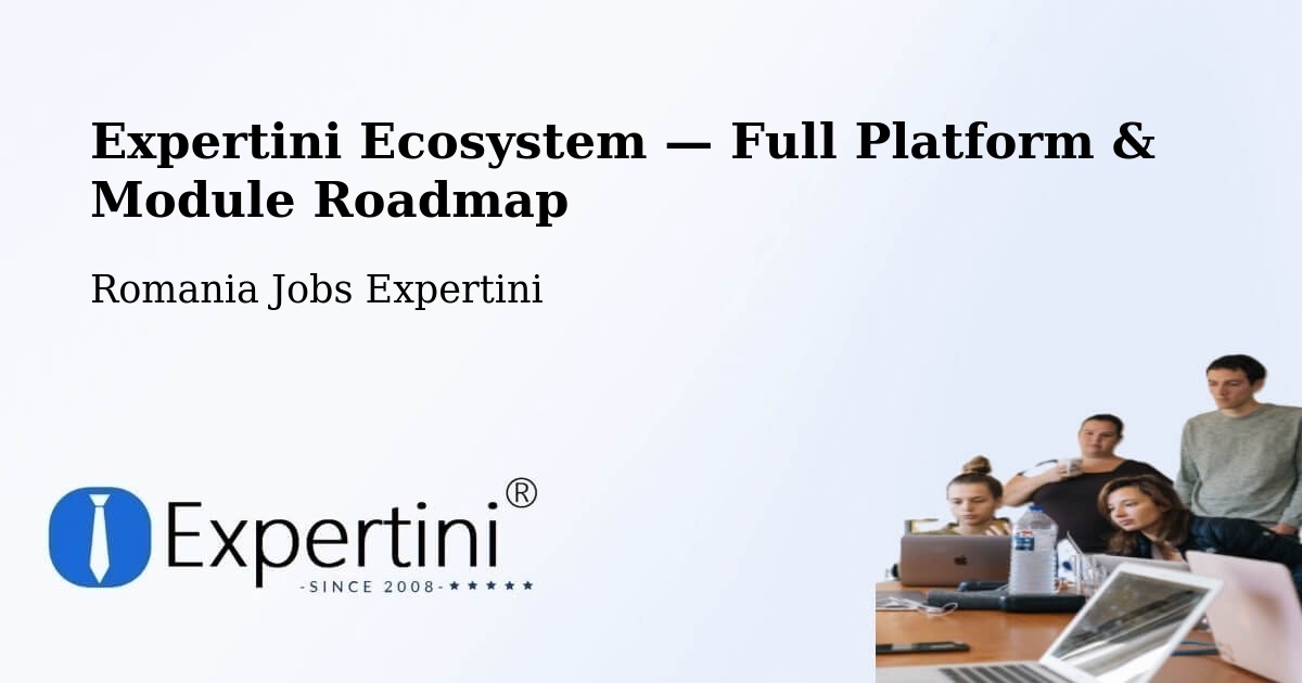 Expertini Ecosystem — Full Platform & Module Roadmap – Sânandrei