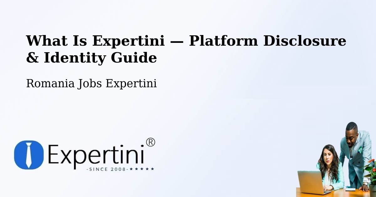 What Is Expertini — Platform Disclosure & Identity Guide – Sânandrei